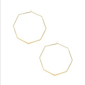 Beginning of Fall 14 Karat Gold Dip Hoop Earrings